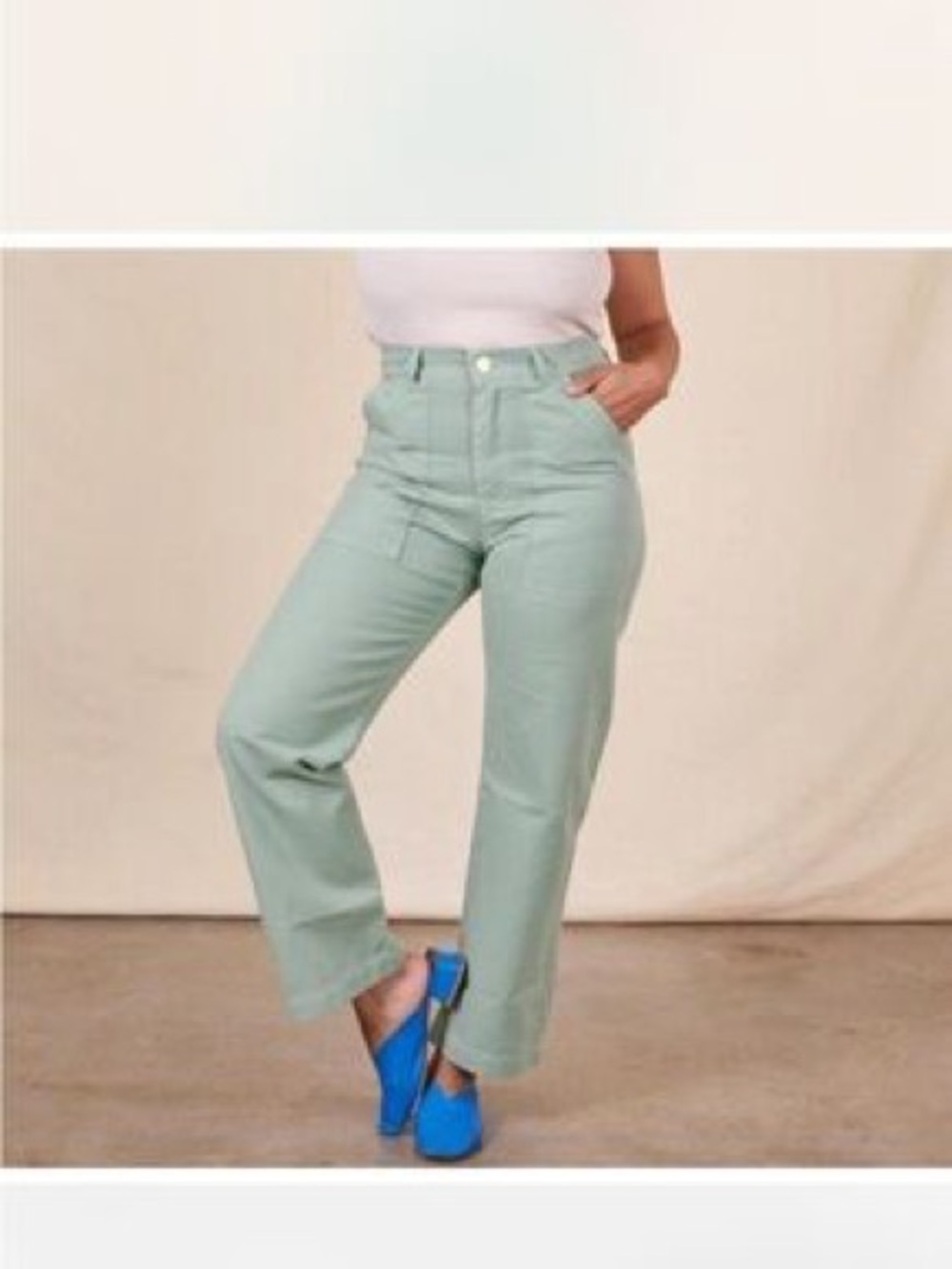 Big Bud Press Mint Green Work Pants (S)